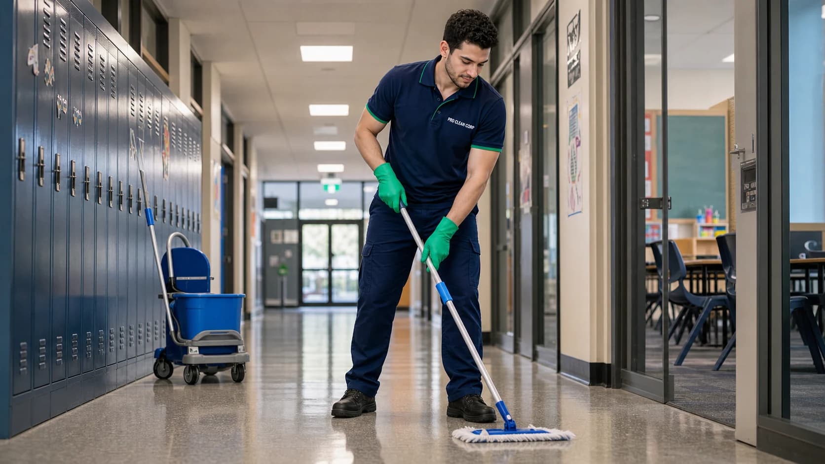 School Cleaning Overview Alexandria