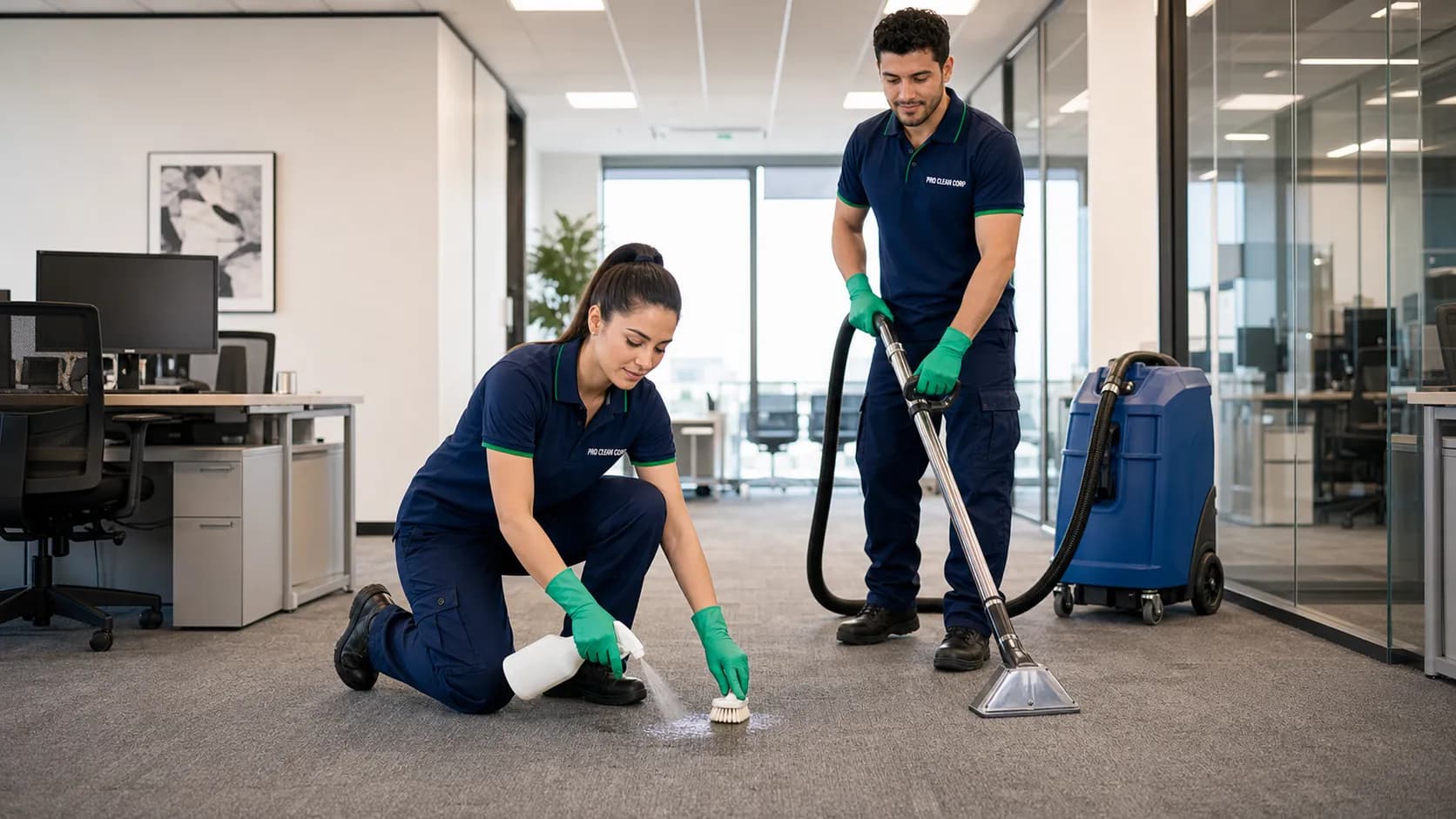 Our Cleaning Process in Action