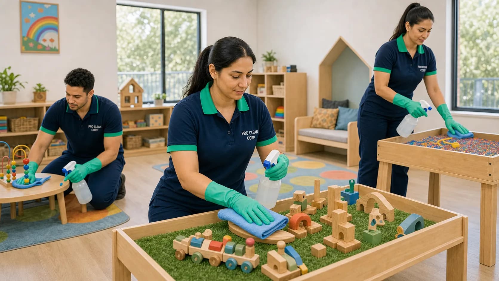 Childcare Cleaning specific areas covered