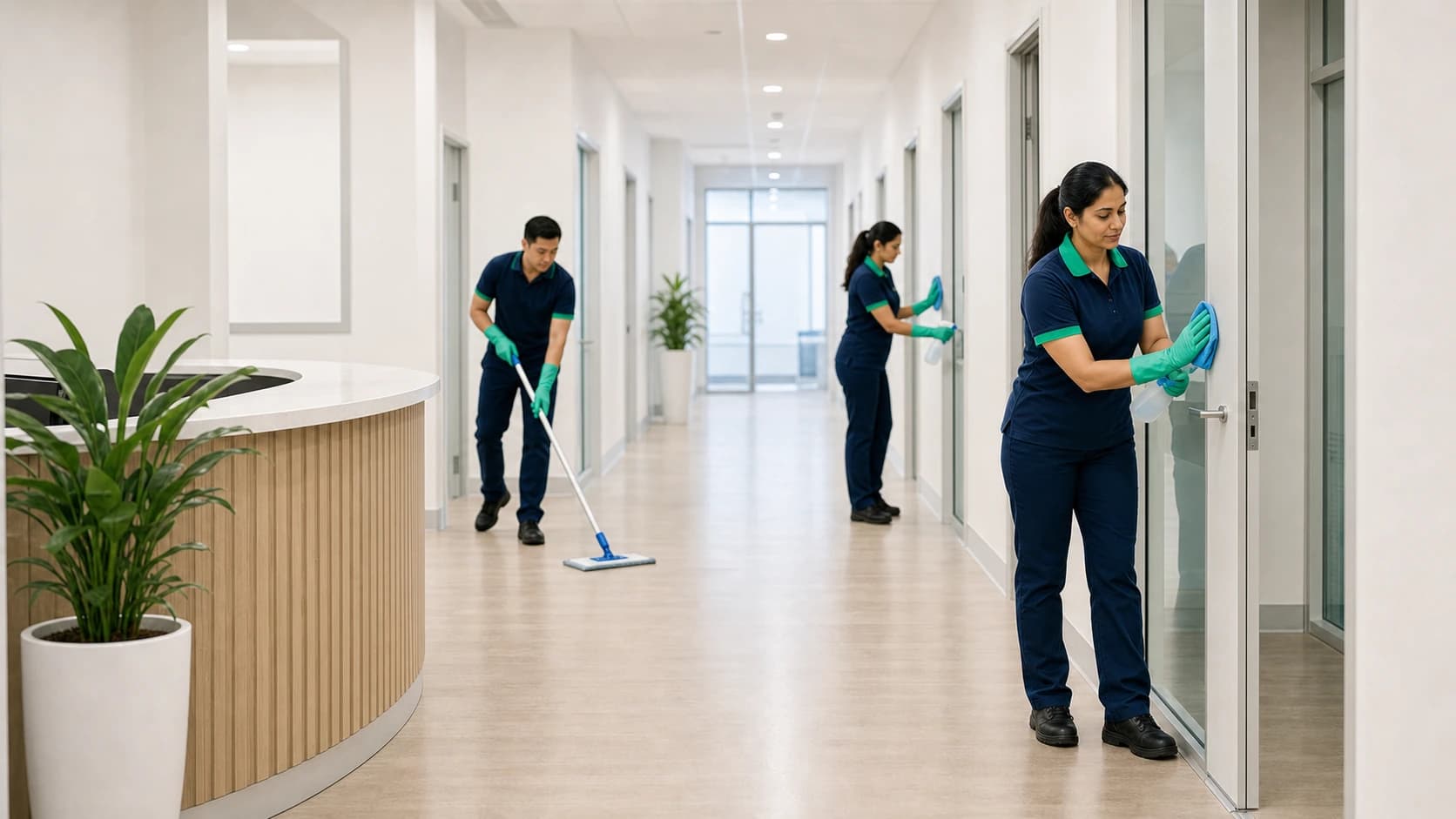 Our Cleaning Process in Action