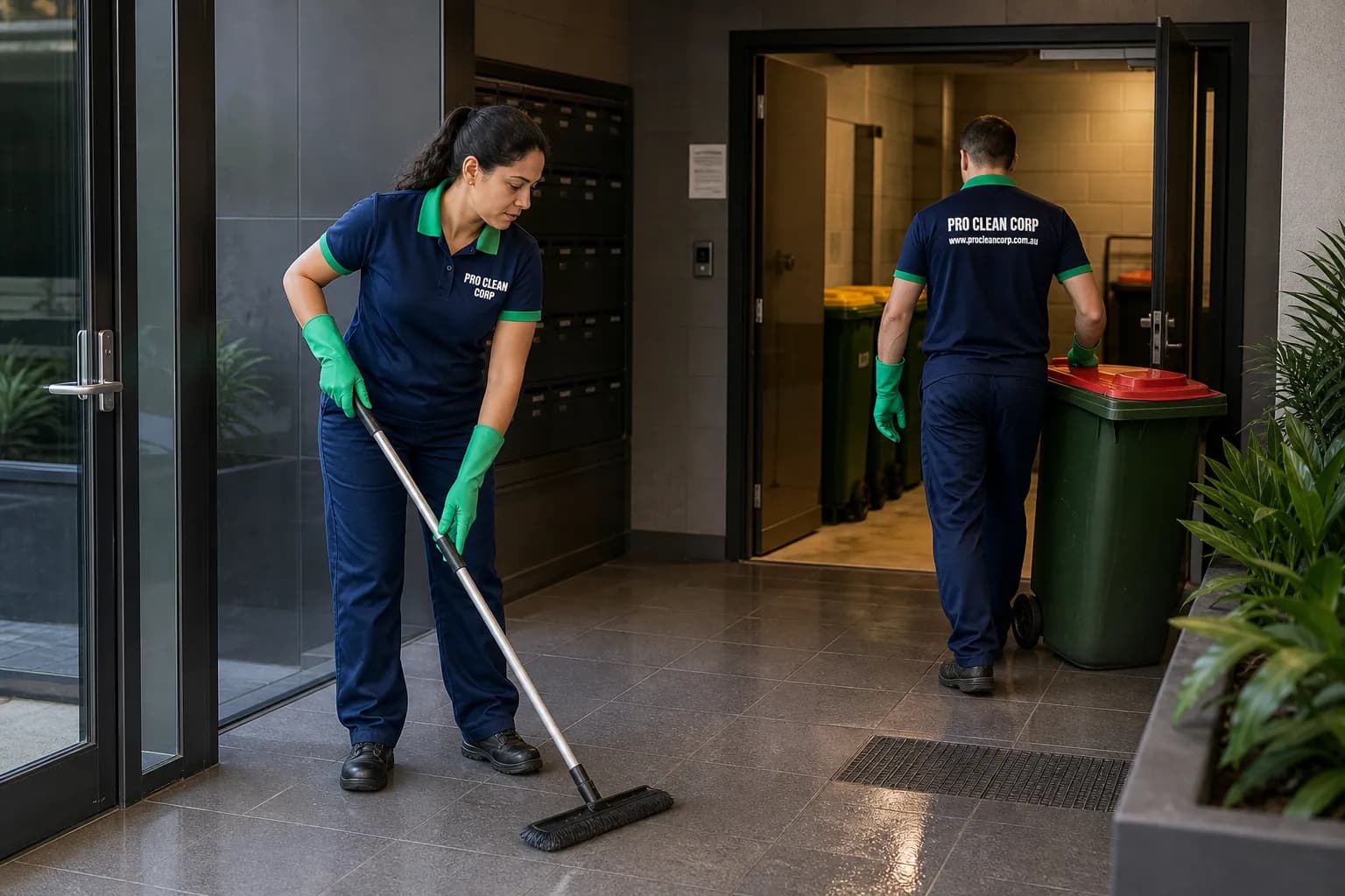 Our Cleaning Process in Action
